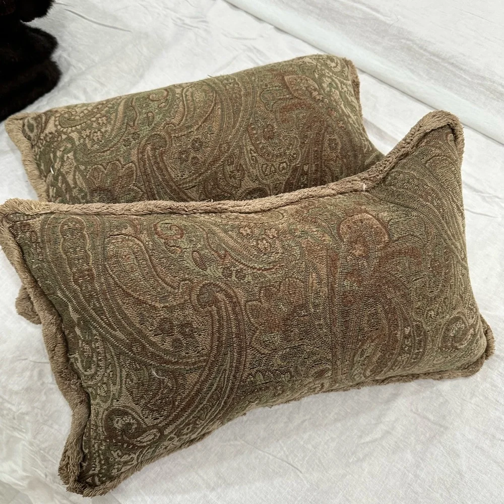 Restoration Hardware Down Throw Pillows